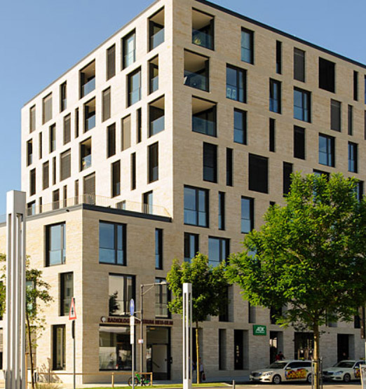 Neubau Wohn- und Geschäftshaus „Glacis Bastion“